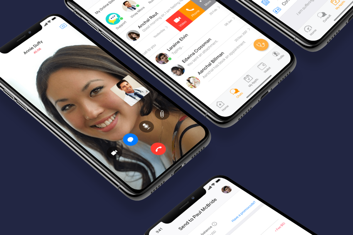 Healthcare Doctor App, an UI Kit Template by UX Design Master (Photo 7 of 10)