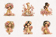 Whimsical Mother's Day Clipart, an Illustration by CreationArt (Thumbnail 6 of 7)