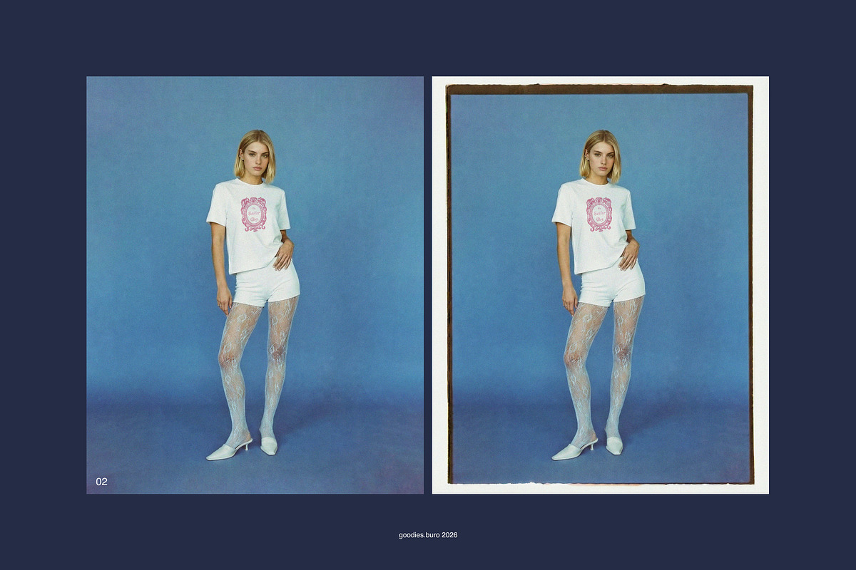 The Blue Room T-Shirt Mockup Set, a Shirt Mockup by Goodies.Buro (Photo 3 of 4)