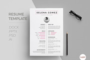 Professional CV - Cover Letter, a Resume Template by Emaholic Template (Thumbnail 1 of 6)