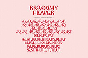 Broadway Flower Sans Serif Ligatures, a Sans Serif Font by Airotype (Thumbnail 12 of 13)