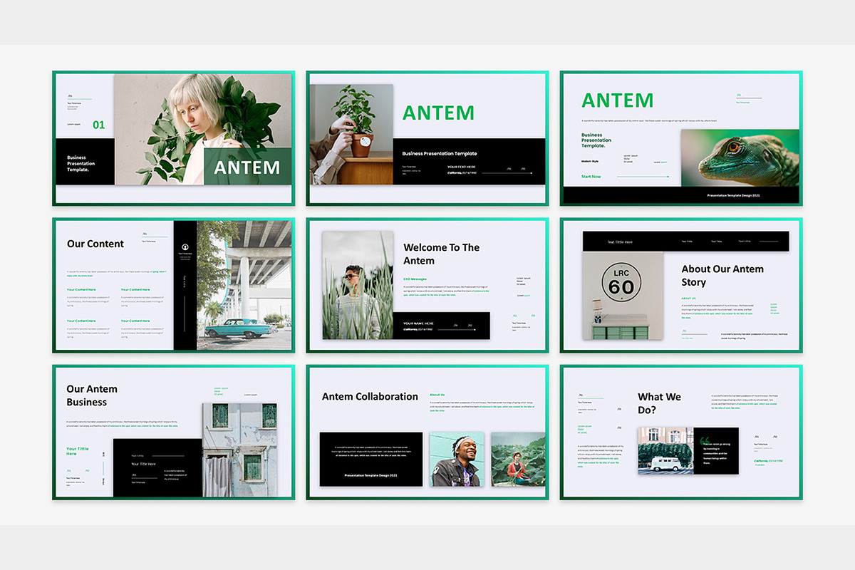 Antem - PowerPoint & Google Slide, a Presentation Template by Raseuki (Photo 2 of 5)