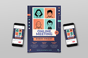 Online Meeting Flyers, a Flyer Template by Tokosatsu (Thumbnail 4 of 4)