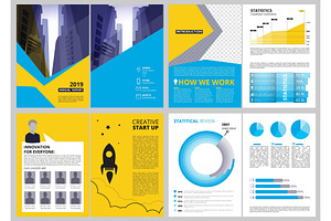 Annual Report Pages. Modern Brochure