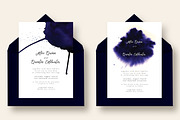 Chic Indigo Ink Wedding Suite, an Invitation Template by Knotted Design (Thumbnail 3 of 6)