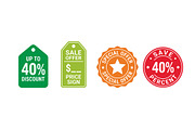 Store Open Discount Offer Tag Vector, an Object Graphic by zahidhossainalif (Thumbnail 3 of 3)