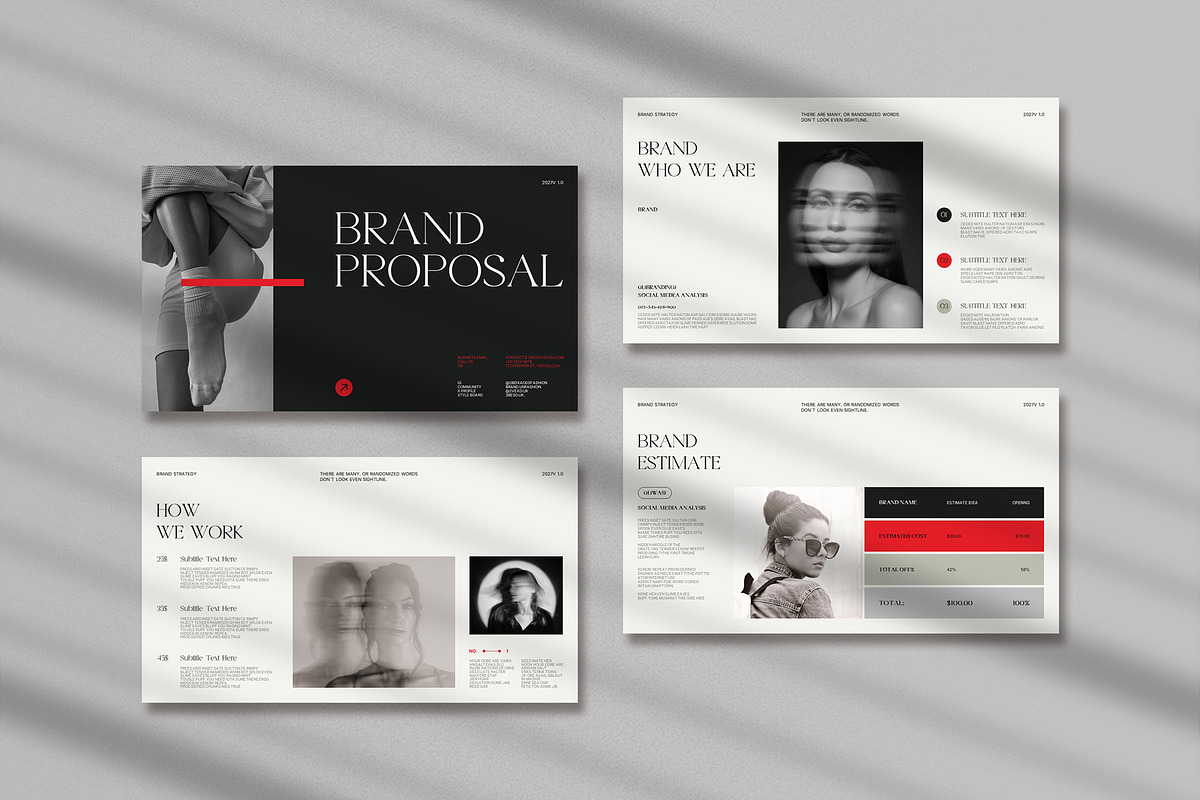 Brand Proposal Presentation Template, a Presentation Template by Pradaxa (Photo 3 of 8)