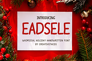 Eadsele Handmade Font, a Handwritten Font by Creativetacos (Thumbnail 1 of 7)