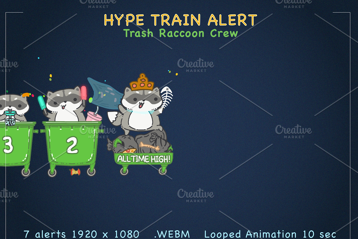 Hype Train Alerts for Twitch, an Object Graphic by JaneLane (Photo 5 of 10)