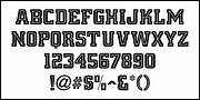 Team Deco JNL, a Slab Serif Font by Jeff Levine Fonts (Thumbnail 3 of 5)