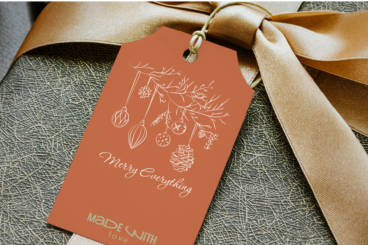 Line Art Winter Floral Decorations, a Decorative Illustration by La Petite Line Art (Photo 15 of 15)