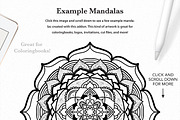 Procreate Mandala Creator Kit, a Plug-in Add-On by Drifter Studio (Thumbnail 4 of 6)