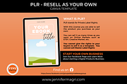 PLR Ebook Canva Template, a Templates & Theme by Jennifer Magri Templates (Thumbnail 3 of 9)