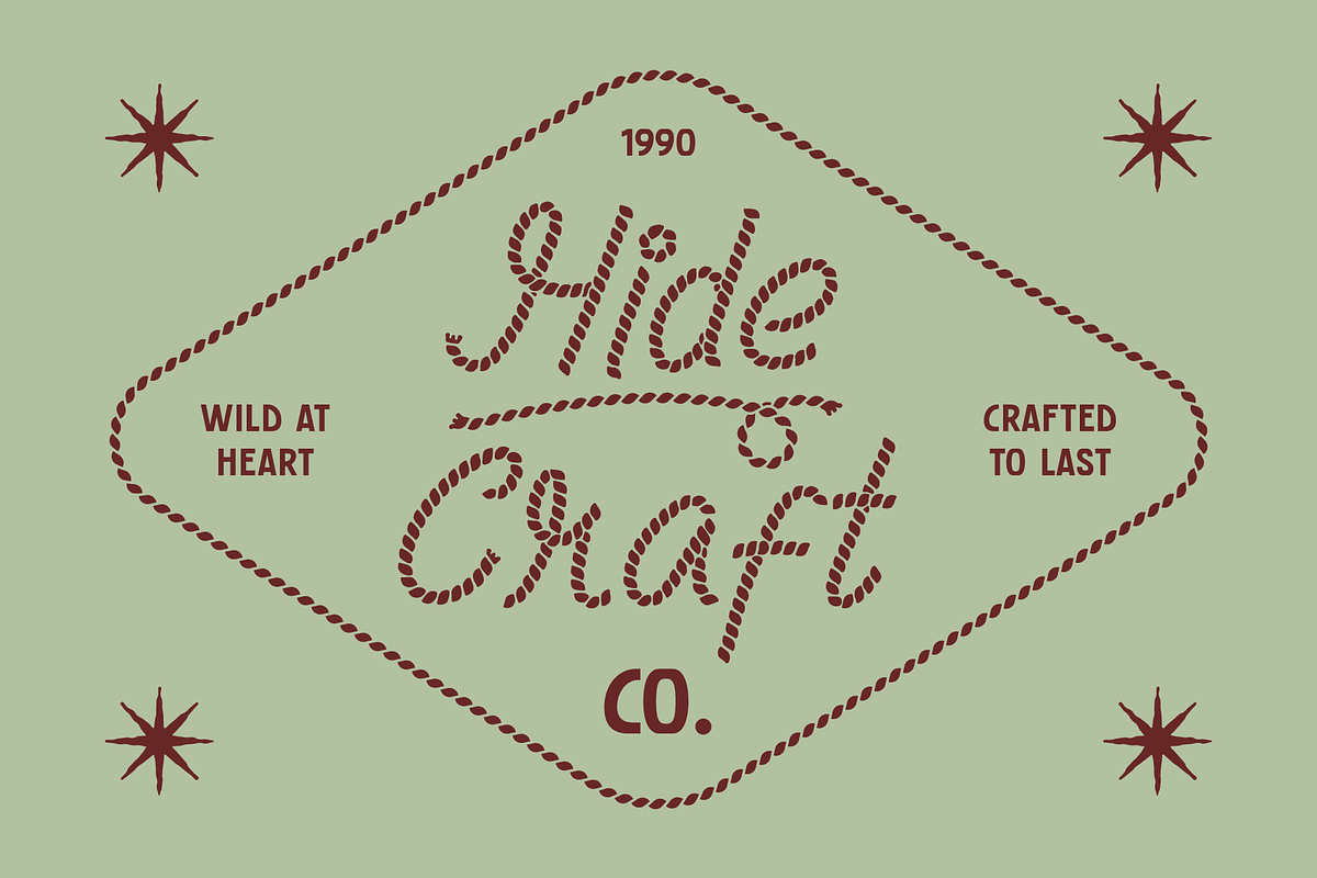SFC Western Rope, a Script Font by Skilline Supply Co. (Photo 2 of 5)