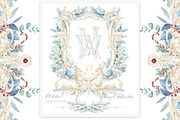 Winter Deer Borders, wedding png, a Decorative Illustration by WonderWonder (Thumbnail 1 of 18)