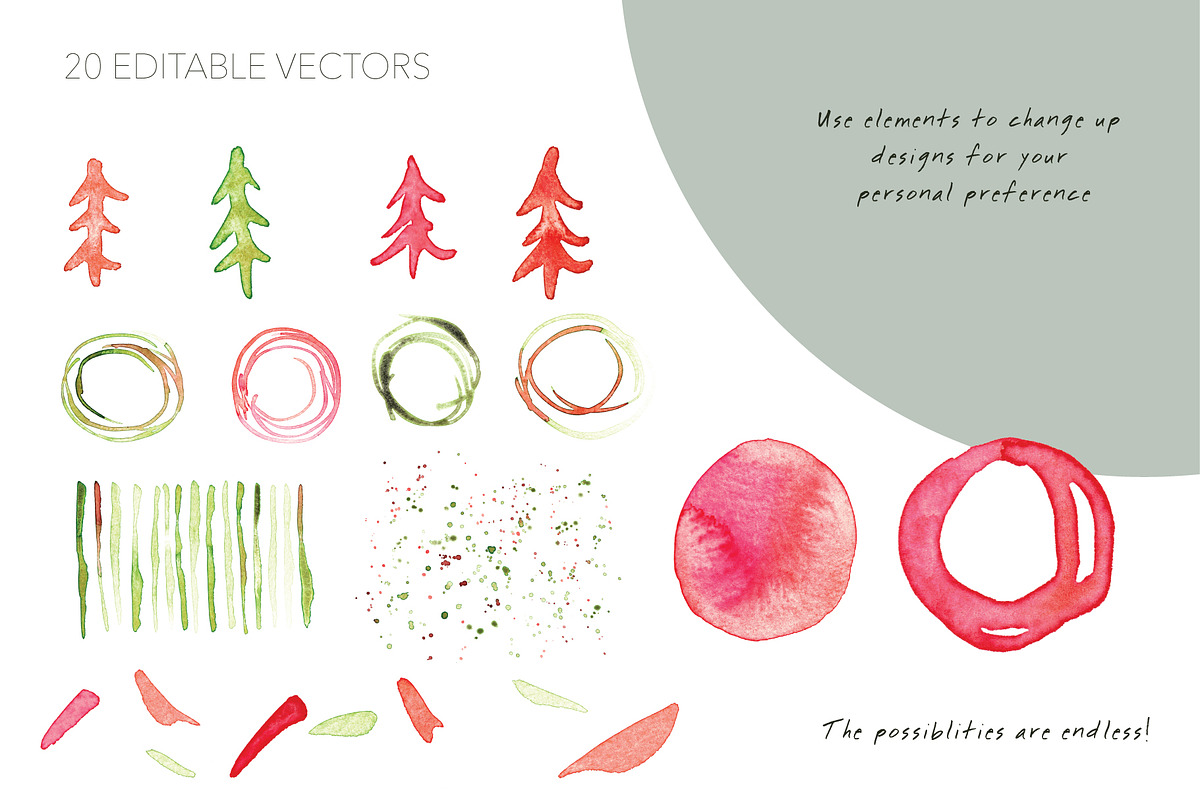 Modern Holiday Collection, a Pattern Graphic by The Collective Studio (Photo 7 of 8)