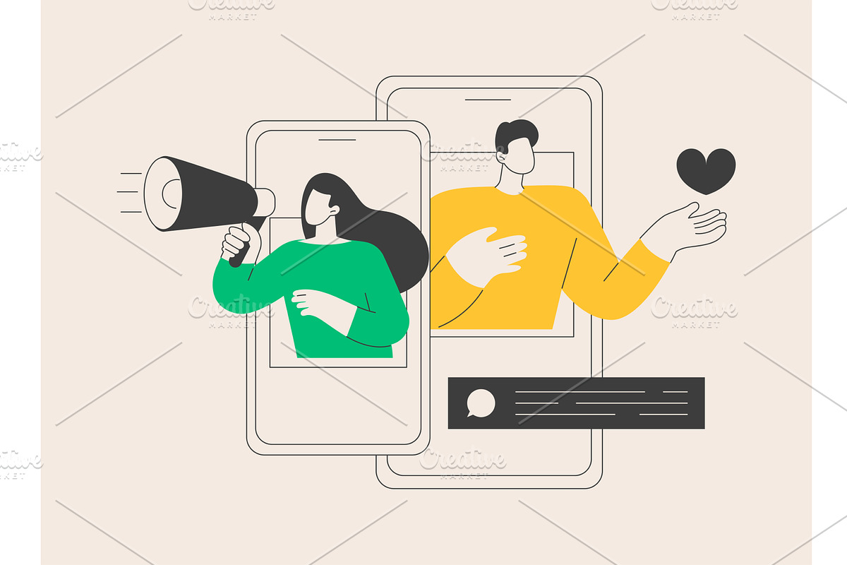 Post engagement abstract concept, a Finance Illustration by Visual Generation