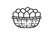 Easter Basket Vector Silhouette Bund, an Illustration by Designs_River (Thumbnail 42 of 51)