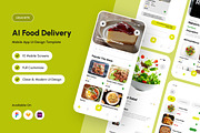 CraveBot AI Food Delivery Mobile App, an App Template by productype1 (Thumbnail 1 of 4)