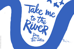 Script Font Take Me To The River