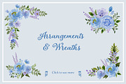 Summer Breeze Floral Graphics, an Illustration by Doris Jetz (Thumbnail 2 of 8)