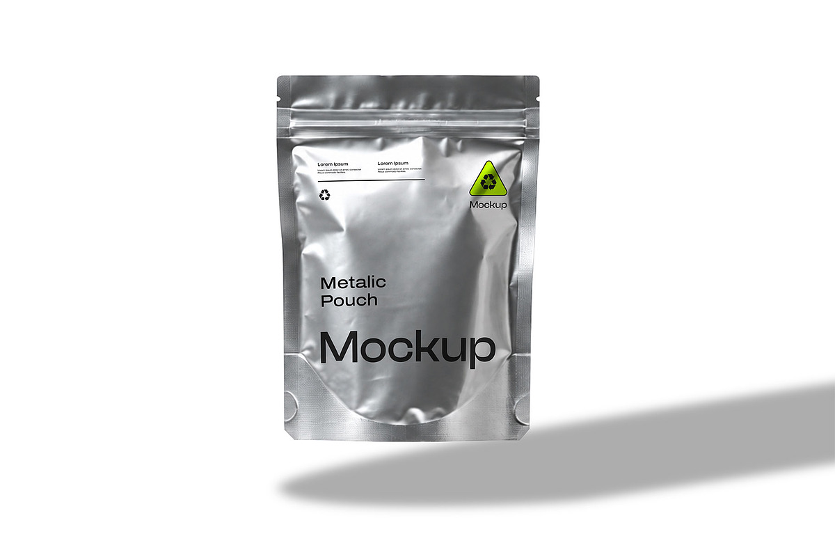Premium Pouch Bag Mockup, a Packaging Mockup by Templeste (Photo 1 of 3)