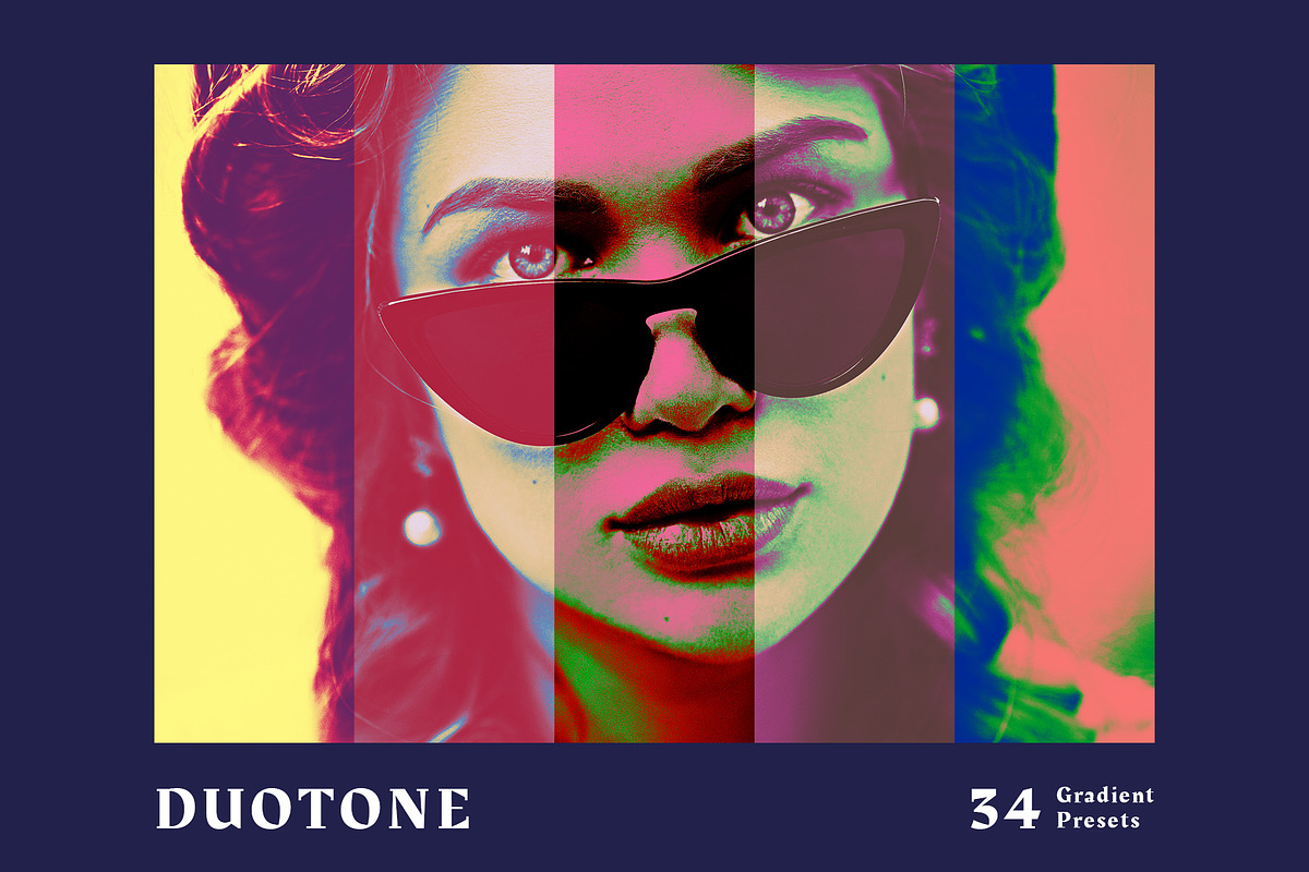 Duotone Gradient Photoshop Effect, a Poster Template by velvetmade.designs (Photo 10 of 10)