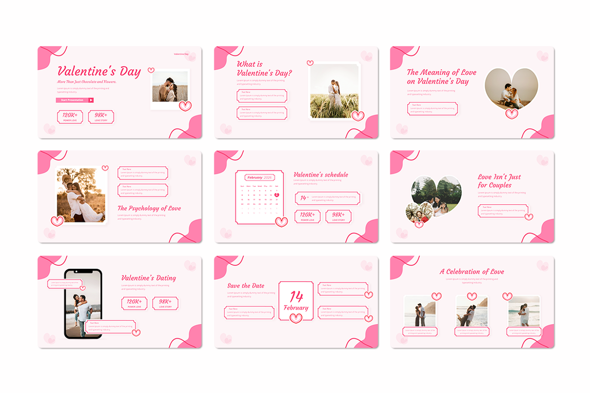 Valentine's Day - Google Slides, a Presentation Template by Iqsiart Studio (Photo 2 of 3)