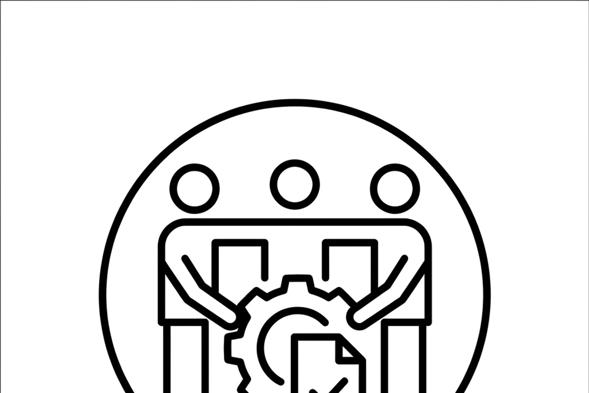 42 Corporate Procurement Team Icon, an Outline Icon by adenpinkstore (Photo 7 of 16)