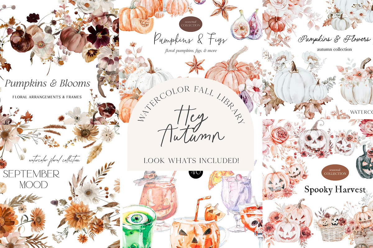 Hey Autumn - FALL BUNDLE, a Seasonal Illustration by Isabelle Salem (Photo 5 of 7)