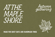 The Maple Shore – Font Duo, a Script Font by Creacy Studio (Thumbnail 4 of 8)