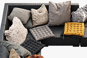 Brown Jordan 4M outdoor wicker sofa, a Furniture 3D Model by 3dmitruk (Thumbnail 10 of 27)