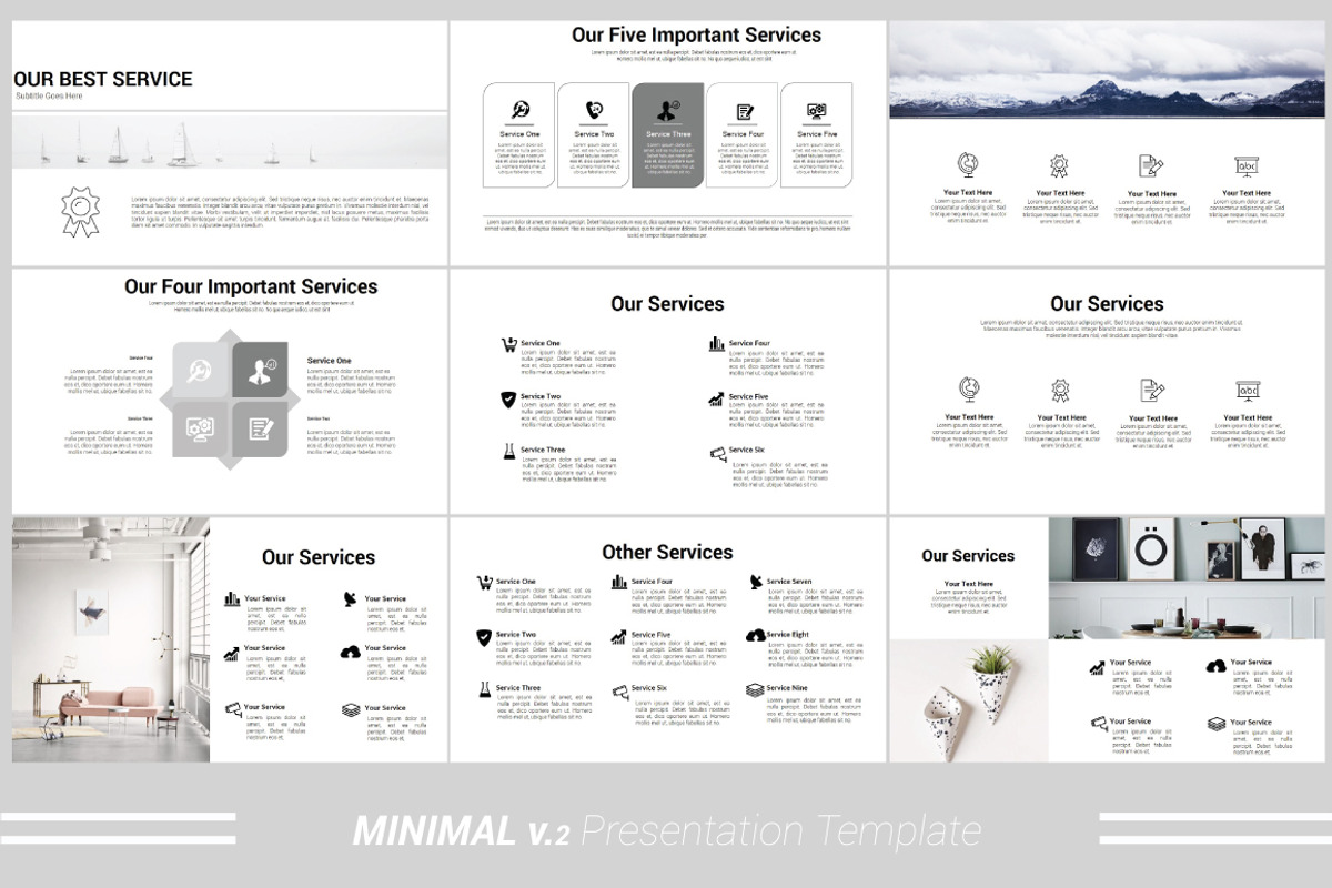 Minimal v.2 Powerpoint Template, a Presentation Template by Presentation Official (Photo 7 of 11)