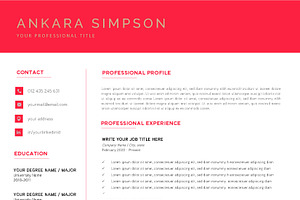 Minimal CV/Resume