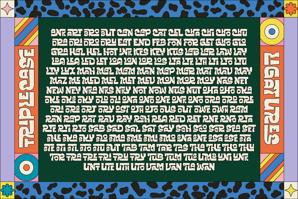 Kosnat Trunks Retro Display Typeface, a Sans Serif Font by alit design (Photo 20 of 20)