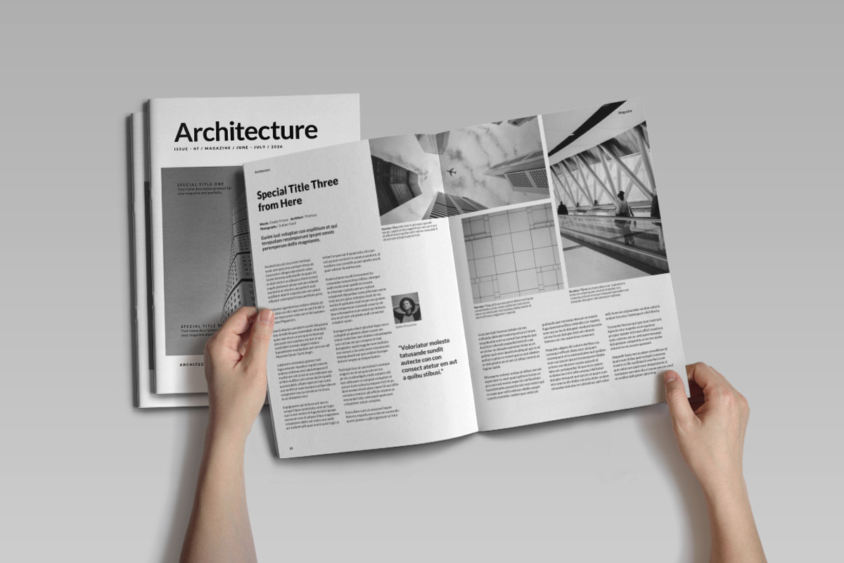 Architecture Magazine, a Magazine Template by Firtana (Photo 2 of 10)