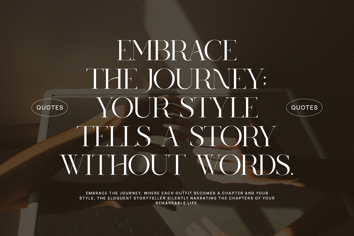 Nebuih Elegant Serif Font Typeface, a Serif Font by Perfectype (Photo 5 of 6)