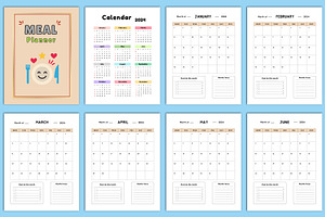 Meal Planner Bundle Canva Interior