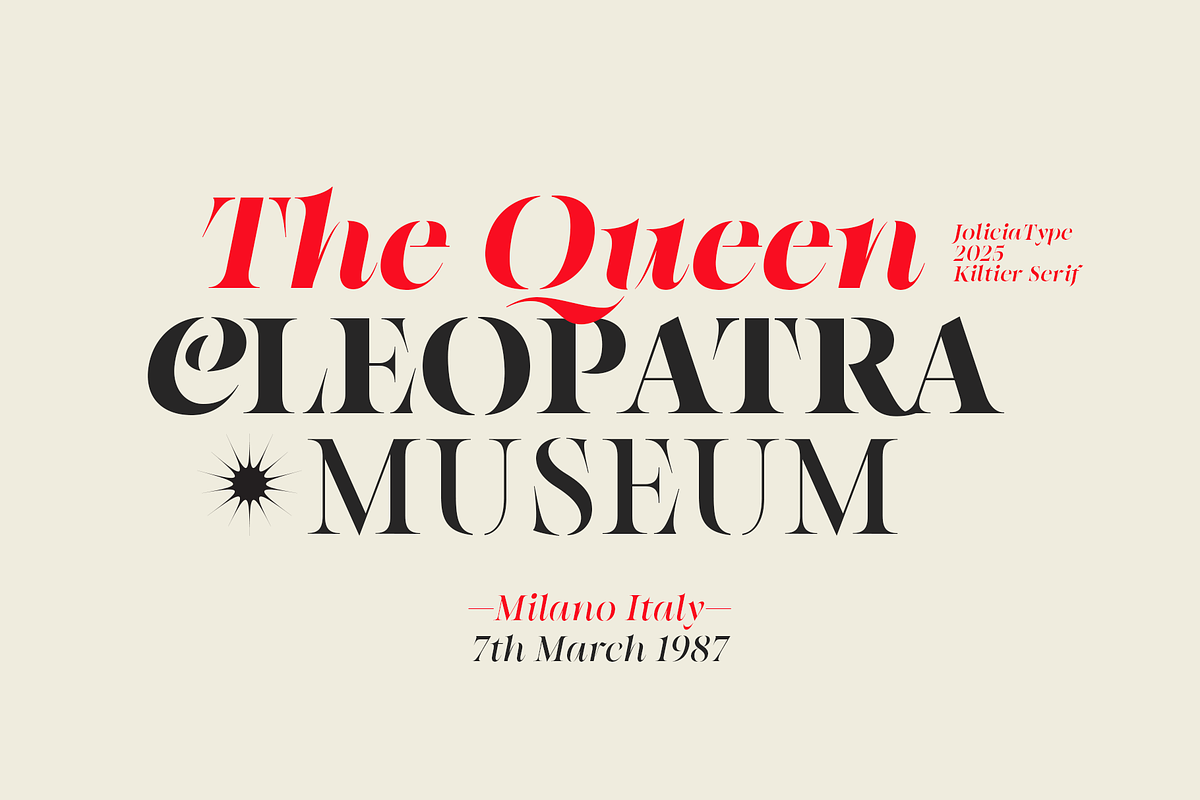 Kiltier | High Contrast Serif, a Serif Font by Jolicia Type (Photo 12 of 22)