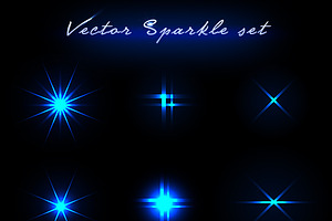 Vector Sparkle set
