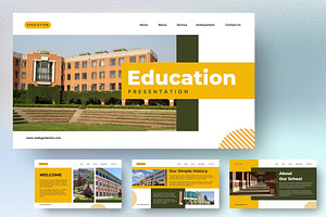 Education PowerPoint Template, a Presentation Template by FIBRINOSÄ