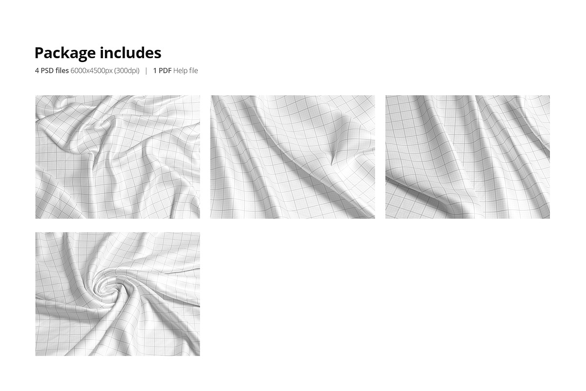 Silk Closeup Mockup Set, a Print Template by WebAndCat (Photo 7 of 7)