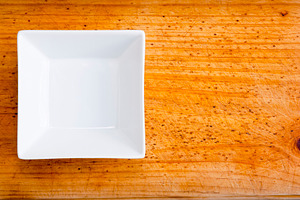Empty White Bowl on Wood, a Food & Drink Photo by THP Creative