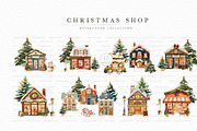 Christmas Shop, a Seasonal Illustration by heyiamalice (Thumbnail 3 of 18)