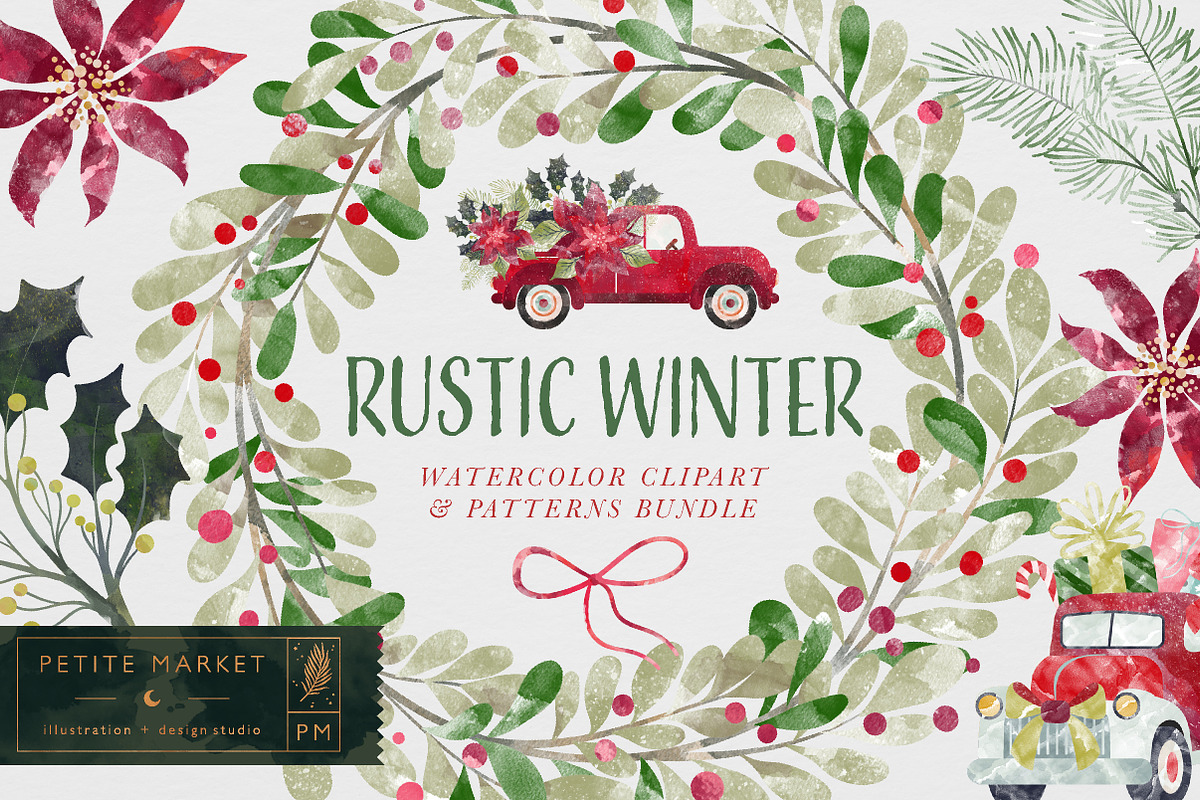 Rustic Winter Bundle, a Graphic by PetiteMarket (Photo 2 of 5)