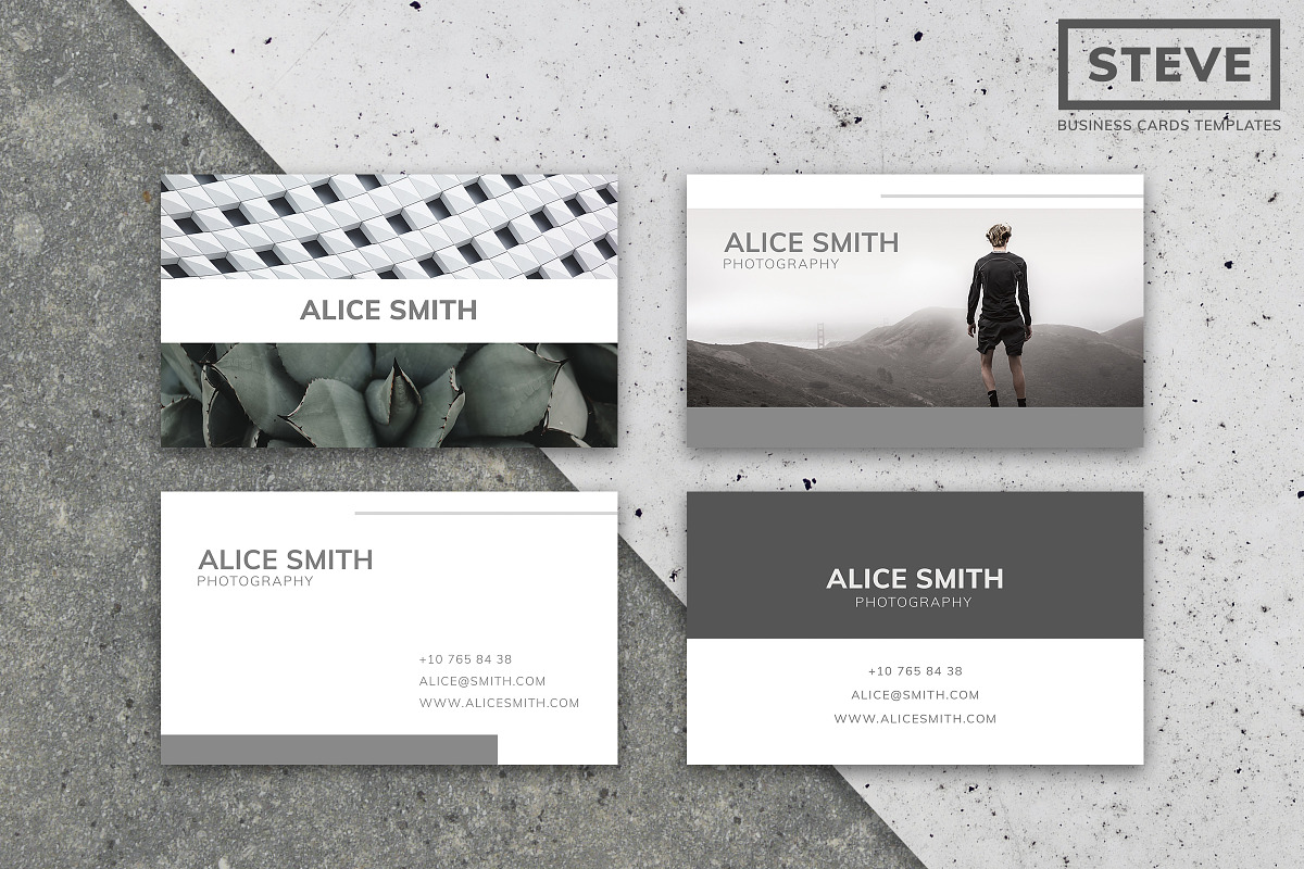 STEVE | BUSINESS CARD TEMPLATES, a Business Card Template by Nassiie (Photo 7 of 7)