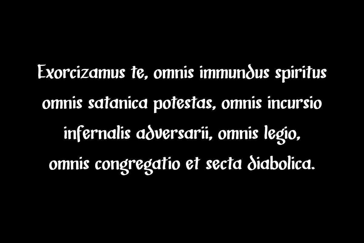 Shadowgrace - Spooky Display Font, a Handwritten Font by Beck McCormick (Photo 9 of 10)
