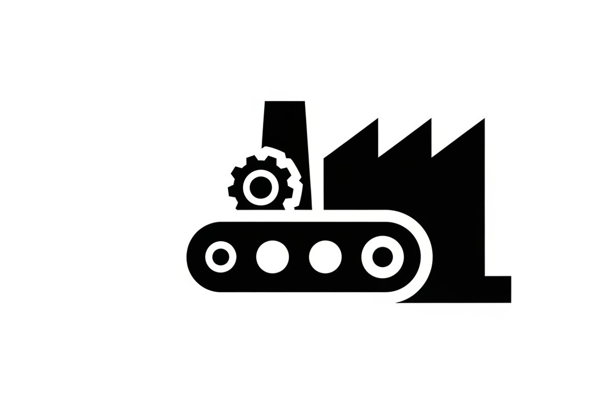 Bold industrial machine silhouette, an Illustration by Amazin_art (Photo 24 of 31)