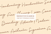 Ghenifer Claudia Handwritten Font, a Script Font by Typegoals Studio (Thumbnail 4 of 8)