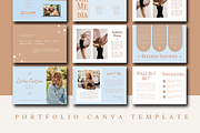 PORTFOLIO CANVA TEMPLATE, a Marketing Template by The Little Lily Studio (Thumbnail 2 of 5)